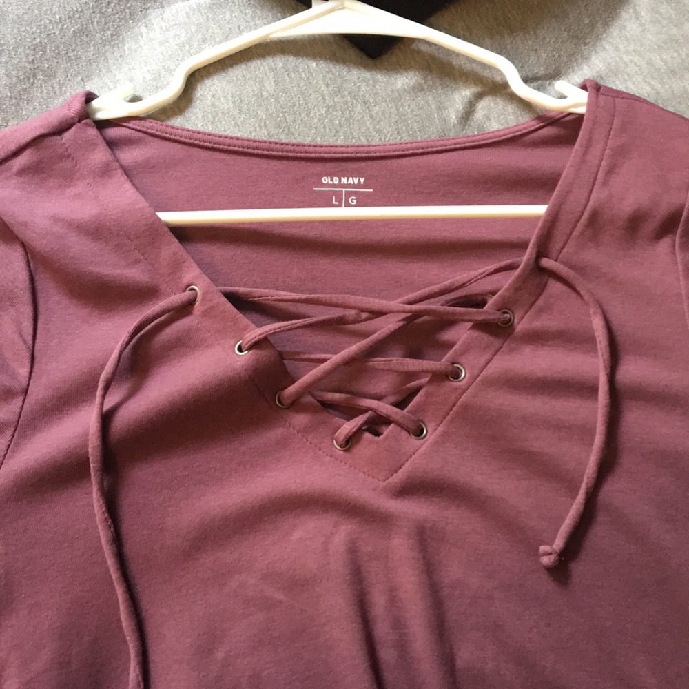 Long sleeve purple old navy shirt